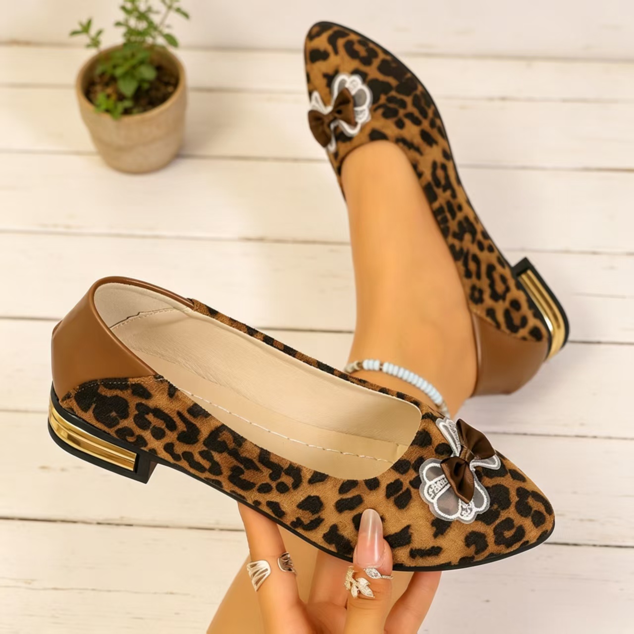 Women'S Fashion Shoes - Scarpe da Donna Autunnali alla Moda