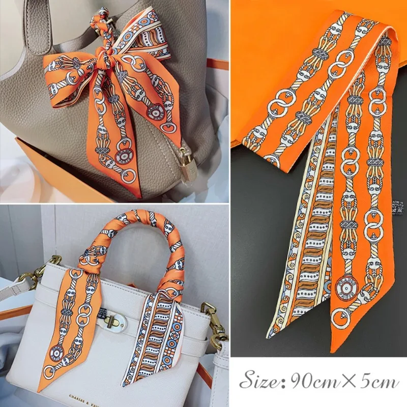 Women Fashion Necktie - Sciarpa di seta magra di moda