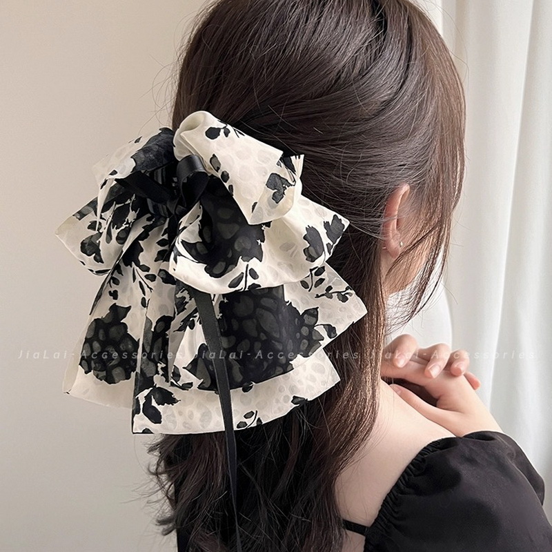 Women'S Fashion Korea - Clip per artiglio per capelli stampata