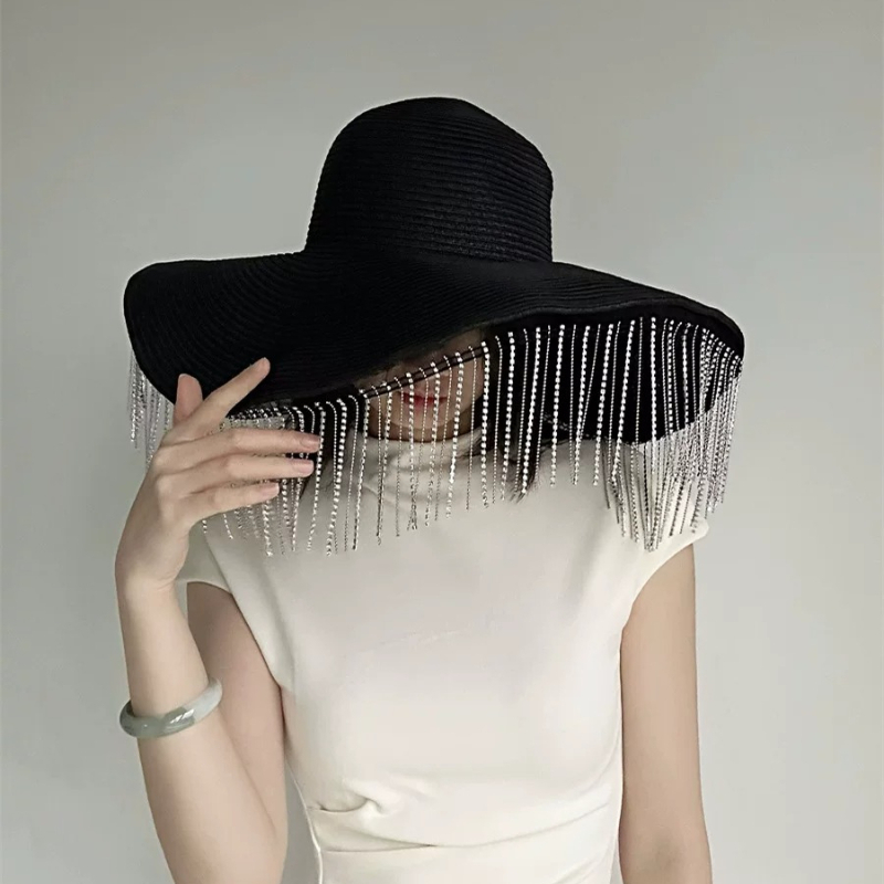 Cappello di paglia con tesa am - Women Fashion Photoshoot recensione e prezzo
