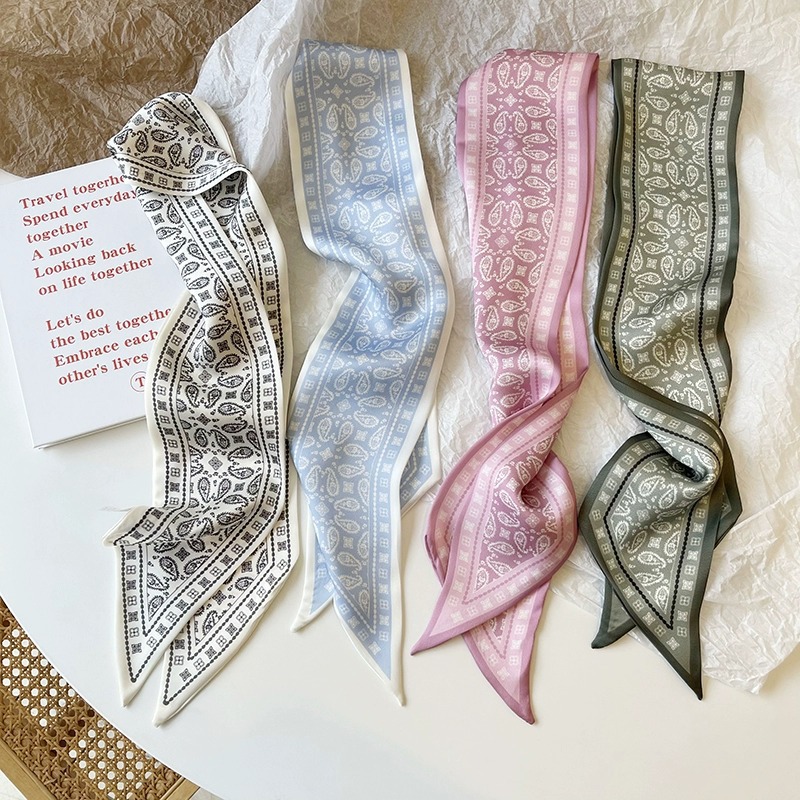 Set Serie Sciarpa in raso di s - Women Fashion Necktie recensione e prezzo