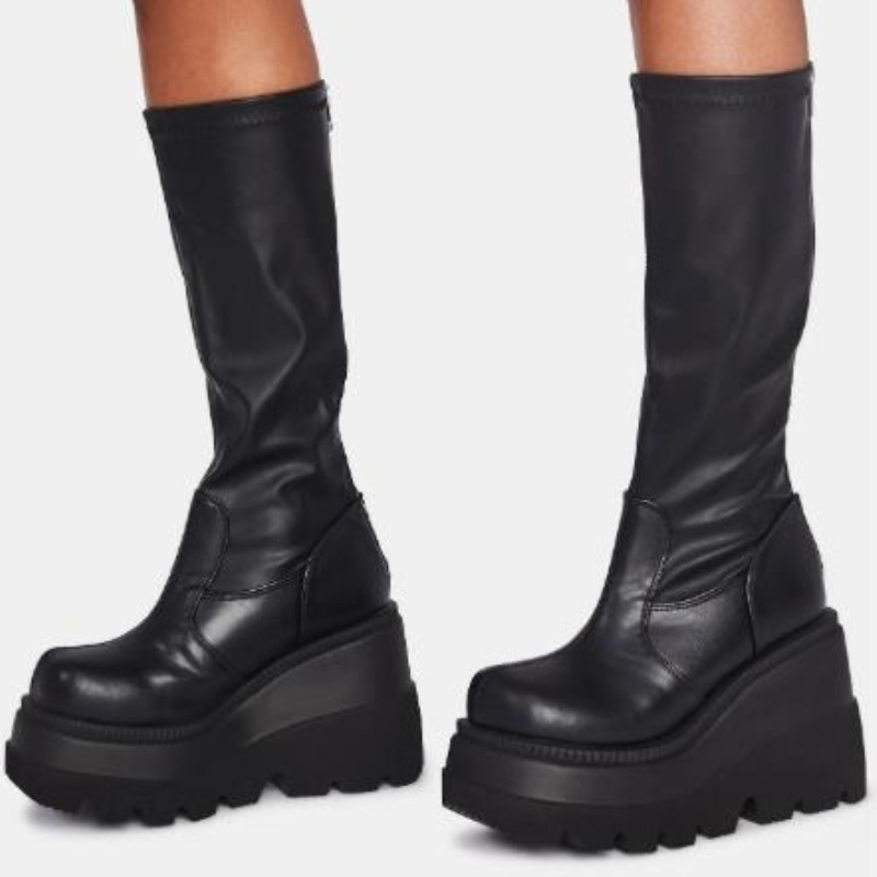 Stivali con Piattaforma da Don - Women'S Fashion Knee High Boots recensione e prezzo